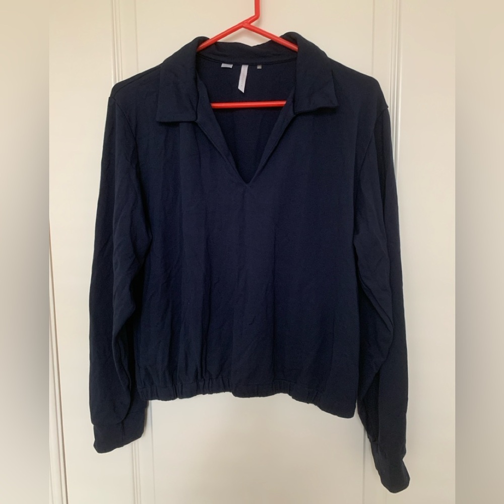 EUC Travis Mathew Blue Women's Blouse
